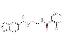N-{2-[(2-chlorobenzoyl)amino]ethyl}imidazo[1,2-a]pyridine-6-carboxamide
