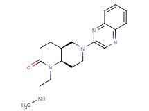 (4aS*,8aR*)-1-[2-(methylamino)ethyl]-6-quinoxalin-2-yloctahydro-1,6-naphthyridin-2(1H)-one