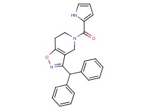 3-(diphenylmethyl)-5-(1H-pyrrol-2-ylcarbonyl)-4,5,6,7-tetrahydroisoxazolo[4,5-c]pyridine