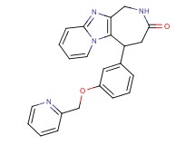 5-[3-(pyridin-2-ylmethoxy)phenyl]-1,2,4,5-tetrahydro-3H-pyrido[1',2':1,2]imidazo[4,5-c]azepin-3-one