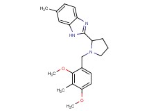 2-[1-(2,4-dimethoxy-3-methylbenzyl)pyrrolidin-2-yl]-6-methyl-1H-benzimidazole