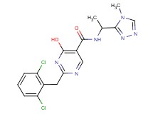 2-(2,6-dichlorobenzyl)-4-hydroxy-N-[1-(4-methyl-4H-1,2,4-triazol-3-yl)ethyl]pyrimidine-5-carboxamide