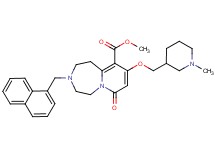 methyl 9-[(1-methyl-3-piperidinyl)methoxy]-3-(1-naphthylmethyl)-7-oxo-1,2,3,4,5,7-hexahydropyrido[1,2-d][1,4]diazepine-10-carboxylate