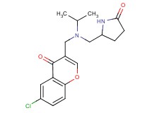 5-{[[(6-chloro-4-oxo-4H-chromen-3-yl)methyl](isopropyl)amino]methyl}pyrrolidin-2-one