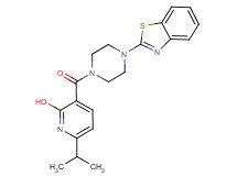 3-{[4-(1,3-benzothiazol-2-yl)-1-piperazinyl]carbonyl}-6-isopropyl-2-pyridinol