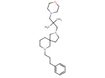 2-[2,2-dimethyl-3-(4-morpholinyl)propyl]-7-(3-phenylpropyl)-2,7-diazaspiro[4.5]decane