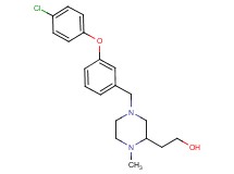 2-{4-[3-(4-chlorophenoxy)benzyl]-1-methyl-2-piperazinyl}ethanol