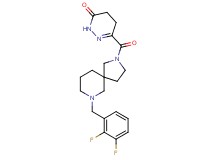 6-{[7-(2,3-difluorobenzyl)-2,7-diazaspiro[4.5]dec-2-yl]carbonyl}-4,5-dihydro-3(2H)-pyridazinone
