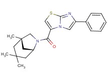 6-phenyl-3-{[(1S*,5R*)-1,3,3-trimethyl-6-azabicyclo[3.2.1]oct-6-yl]carbonyl}imidazo[2,1-b][1,3]thiazole
