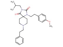 3-isobutyl-1-[2-(4-methoxyphenyl)ethyl]-8-(2-phenylethyl)-1,3,8-triazaspiro[4.5]decane-2,4-dione