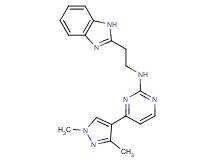 N-[2-(1H-benzimidazol-2-yl)ethyl]-4-(1,3-dimethyl-1H-pyrazol-4-yl)-2-pyrimidinamine trifluoroacetate