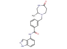 N-1H-indazol-4-yl-3-[(2-methyl-5-oxo-1,4-diazepan-1-yl)methyl]benzamide