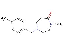 4-methyl-1-(4-methylbenzyl)-1,4-diazepan-5-one