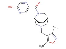 5-({(1S*,5R*)-3-[(3,5-dimethyl-4-isoxazolyl)methyl]-3,6-diazabicyclo[3.2.2]non-6-yl}carbonyl)-2-pyrazinol