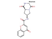 N-[(7S,8aS)-1,4-dioxooctahydropyrrolo[1,2-a]pyrazin-7-yl]-4-oxo-4H-chromene-2-carboxamide