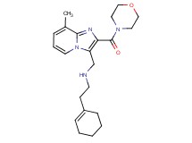 2-(1-cyclohexen-1-yl)-N-{[8-methyl-2-(4-morpholinylcarbonyl)imidazo[1,2-a]pyridin-3-yl]methyl}ethanamine