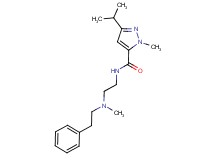 3-isopropyl-1-methyl-N-{2-[methyl(2-phenylethyl)amino]ethyl}-1H-pyrazole-5-carboxamide