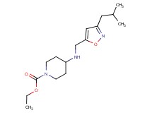 ethyl 4-{[(3-isobutylisoxazol-5-yl)methyl]amino}piperidine-1-carboxylate