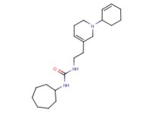 N-cycloheptyl-N'-[2-(1-cyclohex-2-en-1-yl-1,2,5,6-tetrahydropyridin-3-yl)ethyl]urea