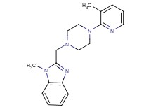 1-methyl-2-{[4-(3-methyl-2-pyridinyl)-1-piperazinyl]methyl}-1H-benzimidazole