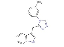 3-{[4-(3-methylphenyl)-4H-1,2,4-triazol-3-yl]methyl}-1H-indole