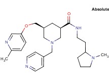(3R,5S)-5-{[(6-methyl-3-pyridinyl)oxy]methyl}-N-[2-(1-methyl-2-pyrrolidinyl)ethyl]-1-(4-pyridinylmethyl)-3-piperidinecarboxamide