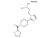 N,N-dimethyl-2-(2-{1-[(2R)-tetrahydro-2-furanylcarbonyl]-4-piperidinyl}-1H-imidazol-1-yl)ethanamine