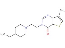 3-[2-(4-ethylpiperidin-1-yl)ethyl]-7-methylthieno[3,2-d]pyrimidin-4(3H)-one
