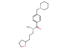 N-methyl-4-(piperidin-1-ylmethyl)-N-[3-(tetrahydrofuran-2-yl)propyl]benzamide