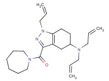 N,N,1-triallyl-3-(1-azepanylcarbonyl)-4,5,6,7-tetrahydro-1H-indazol-5-amine