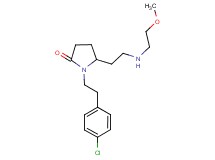 1-[2-(4-chlorophenyl)ethyl]-5-{2-[(2-methoxyethyl)amino]ethyl}-2-pyrrolidinone