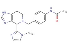 N-(4-{[4-(1-methyl-1H-imidazol-2-yl)-1,4,6,7-tetrahydro-5H-imidazo[4,5-c]pyridin-5-yl]methyl}phenyl)acetamide