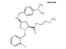 (4S)-1-(2-chlorobenzyl)-4-{[4-(dimethylamino)benzyl]amino}-N-(2-methoxyethyl)-L-prolinamide