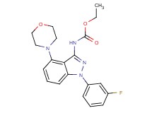 ethyl [1-(3-fluorophenyl)-4-morpholin-4-yl-1H-indazol-3-yl]carbamate