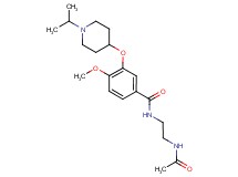 N-[2-(acetylamino)ethyl]-3-[(1-isopropyl-4-piperidinyl)oxy]-4-methoxybenzamide