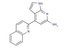 4-quinolin-2-yl-1H-pyrrolo[2,3-b]pyridin-6-amine