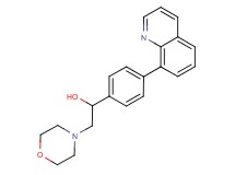 2-morpholin-4-yl-1-(4-quinolin-8-ylphenyl)ethanol