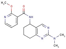 N-[2-(dimethylamino)-5,6,7,8-tetrahydro-5-quinazolinyl]-2-methoxynicotinamide