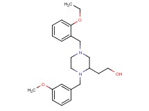 2-[4-(2-ethoxybenzyl)-1-(3-methoxybenzyl)-2-piperazinyl]ethanol