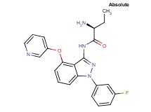 (2S)-2-amino-N-[1-(3-fluorophenyl)-4-(pyridin-3-yloxy)-1H-indazol-3-yl]butanamide