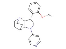 (3R*,3aR*,7aR*)-3-(2-methoxyphenyl)-1-pyridin-4-yloctahydro-4,7-ethanopyrrolo[3,2-b]pyridine