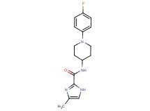 N-[1-(4-fluorophenyl)piperidin-4-yl]-4-methyl-1H-imidazole-2-carboxamide