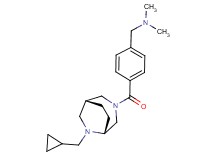 (4-{[(1R*,5R*)-6-(cyclopropylmethyl)-3,6-diazabicyclo[3.2.2]non-3-yl]carbonyl}benzyl)dimethylamine