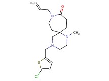 9-allyl-4-[(5-chloro-2-thienyl)methyl]-1-methyl-1,4,9-triazaspiro[5.6]dodecan-10-one