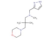 (2,2-dimethyl-3-morpholin-4-ylpropyl)methyl(1H-pyrazol-3-ylmethyl)amine