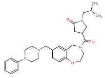 1-isobutyl-4-{[7-[(4-phenyl-1-piperazinyl)methyl]-2,3-dihydro-1,4-benzoxazepin-4(5H)-yl]carbonyl}-2-pyrrolidinone