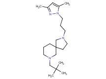 7-(2,2-dimethylpropyl)-2-[3-(3,5-dimethyl-1H-pyrazol-1-yl)propyl]-2,7-diazaspiro[4.5]decane