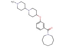 4-[3-(1-azocanylcarbonyl)phenoxy]-1'-methyl-1,4'-bipiperidine