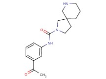 N-(3-acetylphenyl)-2,7-diazaspiro[4.5]decane-2-carboxamide