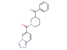 phenyl[1-(tetrazolo[1,5-a]pyridin-6-ylcarbonyl)-3-piperidinyl]methanone